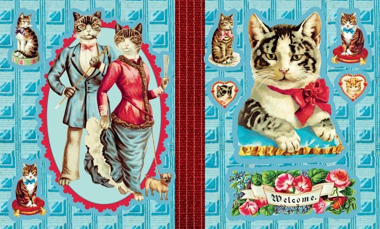 Produktbild: Cynthia Hart's Victoriana Cats: The Sticker Book