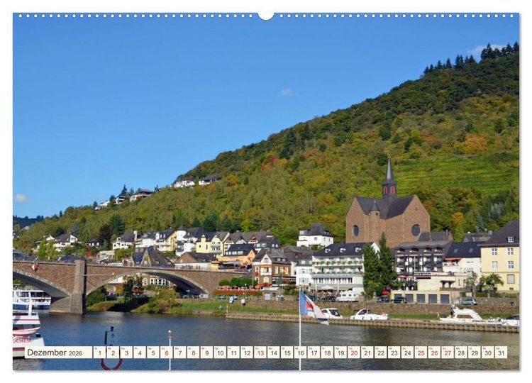 Produktbild: Ausflug an die Mosel (hochwertiger Premium Wandkalender 2026 DIN A2 quer), Kunstdruck in Hochglanz