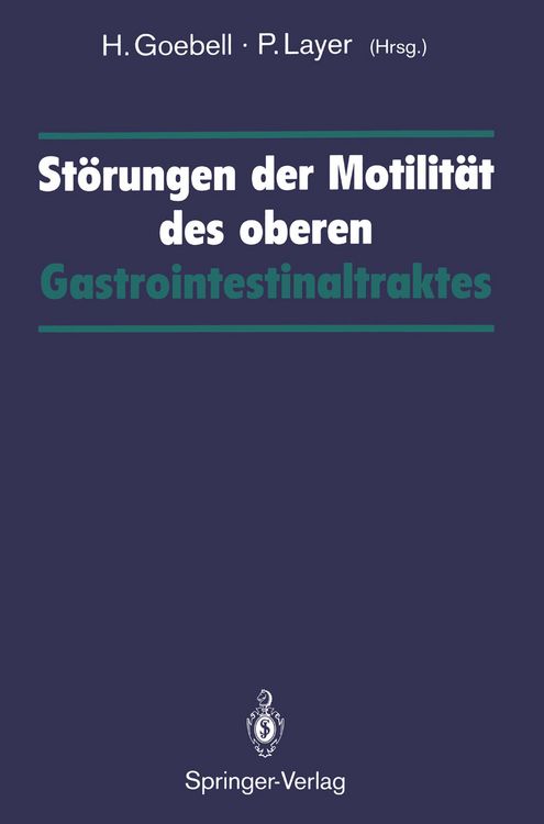 Produktbild: St&ouml;rungen der Motilit&auml;t des oberen Gastrointestinaltraktes