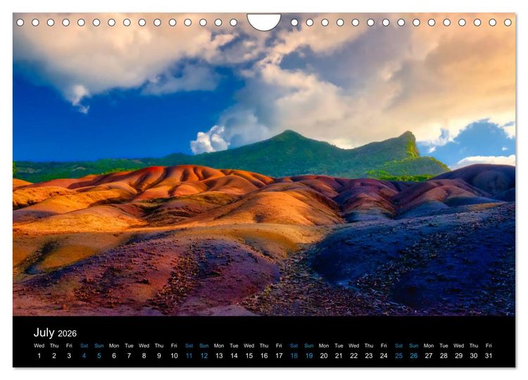 Produktbild: Beautiful Mauritius (Wall Calendar 2026 DIN A4 landscape), CALVENDO 12 Month Wall Calendar