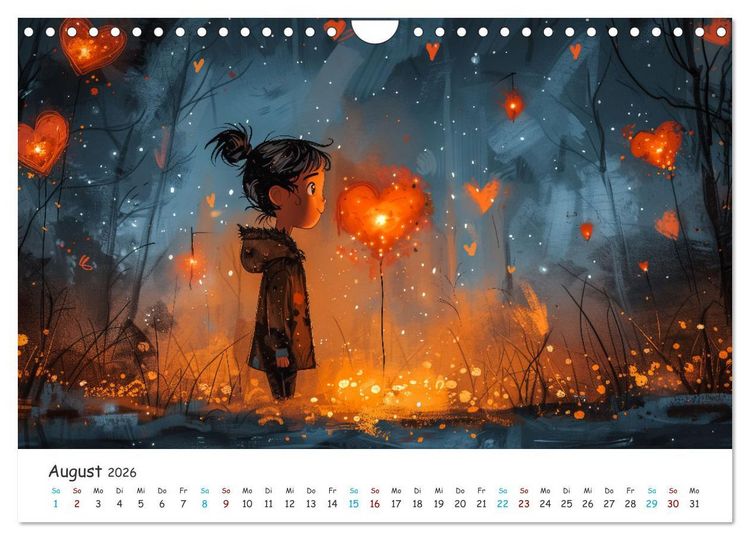 Produktbild: Die Melodie der Liebe (Wandkalender 2026 DIN A4 quer), CALVENDO Monatskalender