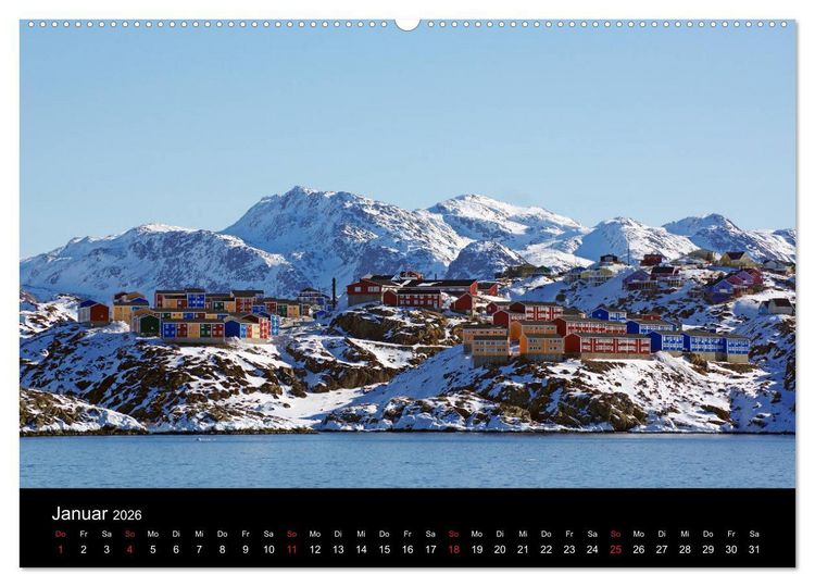Produktbild: Gr&ouml;nland - Der wilde, wei&szlig;e Westen (hochwertiger Premium Wandkalender 2026 DIN A2 quer), Kunstdruck in Hochglanz