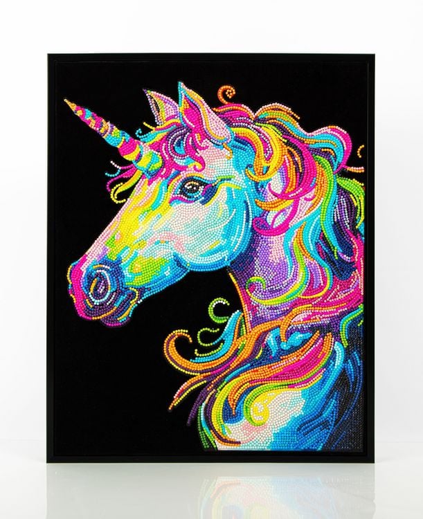 Produktbild: DIAMOND DOTZ - Diamond Painting Neon Einhorn