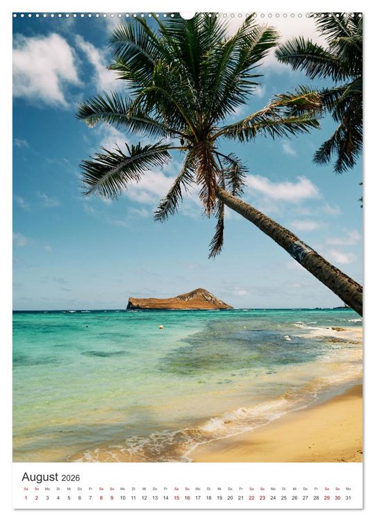 Produktbild: Hawaii - Das wundersch&ouml;ne Land im Pazifik. (hochwertiger Premium Wandkalender 2026 DIN A2 hoch), Kunstdruck in Hochglanz