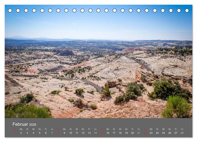 Produktbild: Biker Paradies - Die Canyons der USA (Tischkalender 2026 DIN A5 quer), CALVENDO Monatskalender