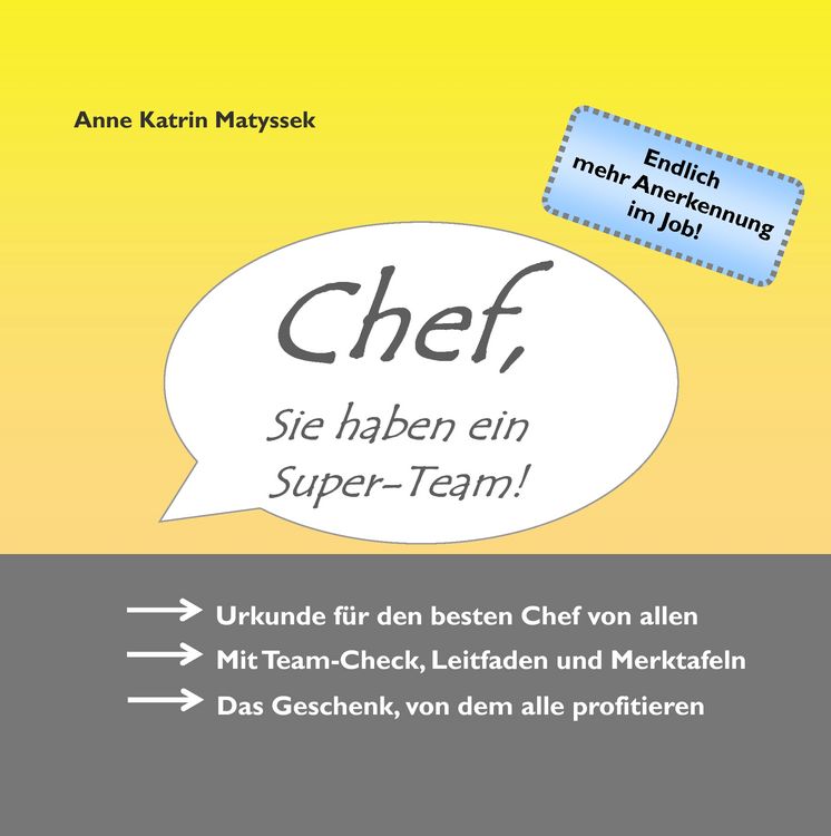 Produktbild: Chef, Sie haben ein Super-Team!
