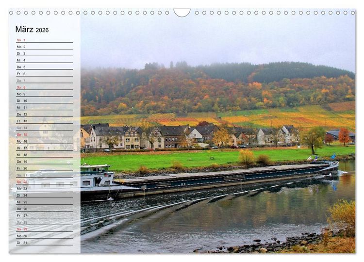 Produktbild: An der wundersch&ouml;nen Mosel (Wandkalender 2026 DIN A3 quer), CALVENDO Monatskalender