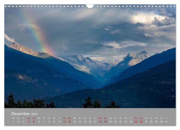 Produktbild: TMB - Mont Blanc (Wandkalender 2027 DIN A3 quer), CALVENDO Monatskalender