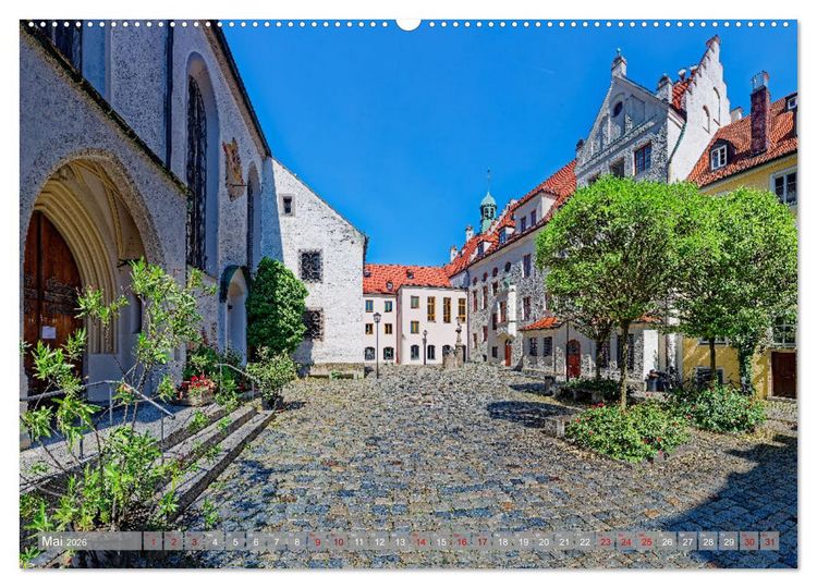 Produktbild: Freising - 1300 Jahre Korbinian (hochwertiger Premium Wandkalender 2026 DIN A2 quer), Kunstdruck in Hochglanz