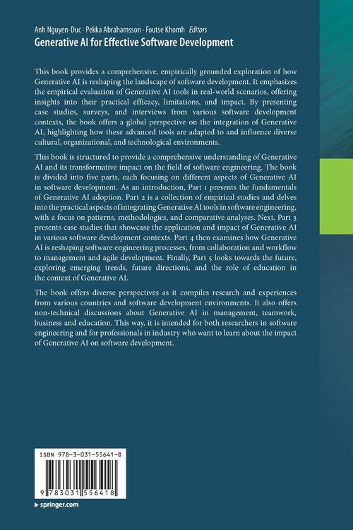 Produktbild: Generative AI for Effective Software Development