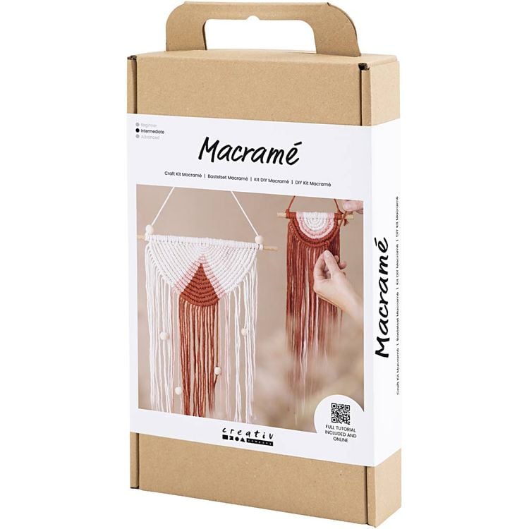 Produktbild: Creativ Company DIY Sets Macram&eacute; Kreativ Set Macram&eacute;, Wandschmuck, Kreativ Box
