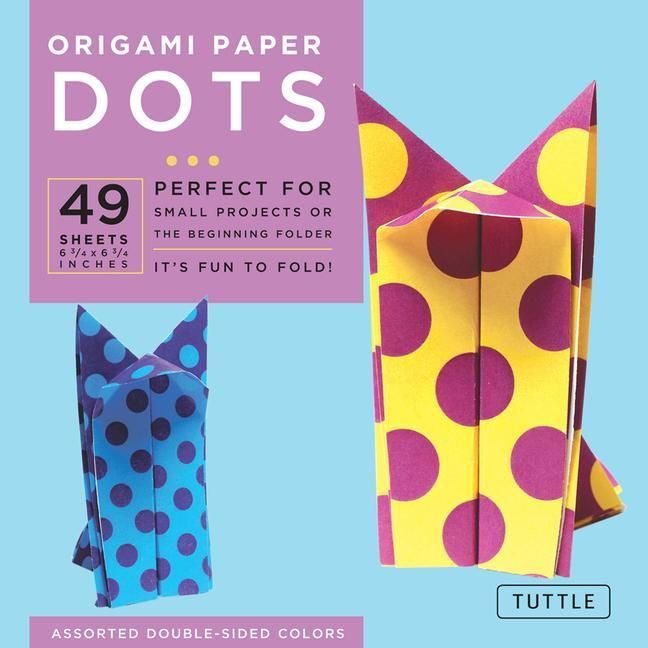 Produktbild: Origami Paper - Dots - 6 3/4 - 49 Sheets