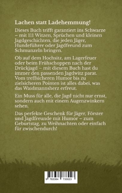 Produktbild: Das kleine Buch der gro&szlig;en J&auml;gerwitze