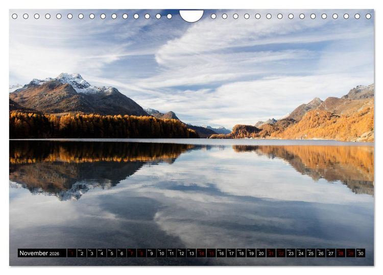 Produktbild: The Upper Engadine (Wall Calendar 2026 DIN A4 landscape), CALVENDO 12 Month Wall Calendar