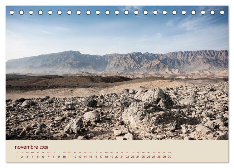 Produktbild: Entre pierres et sable (Calendrier de bureau 2026 DIN A5 vertical), CALVENDO calendrier mensuel