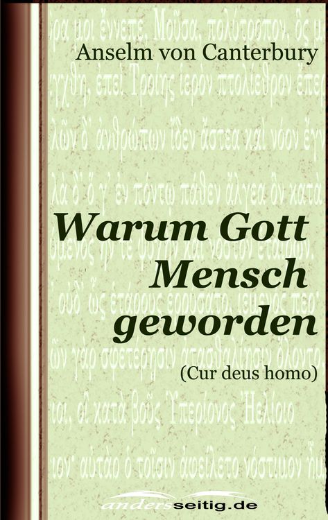 Produktbild: Warum Gott Mensch geworden
