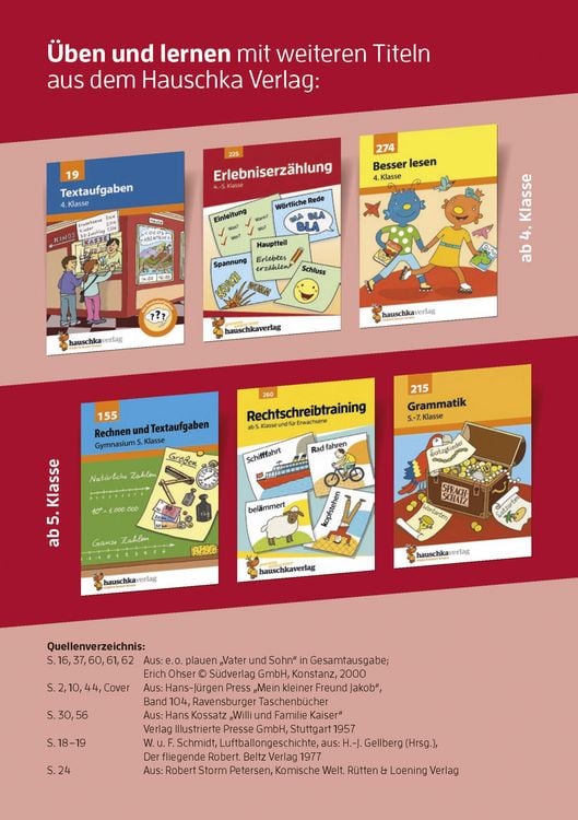 Produktbild: Deutsch 4./5. Klasse &Uuml;bungsheft - Bildergeschichte