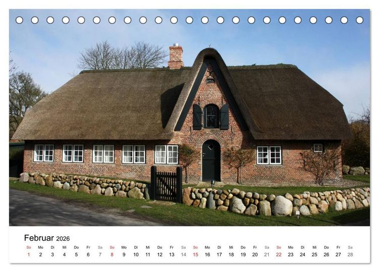 Produktbild: Friesenh&auml;user (Tischkalender 2026 DIN A5 quer), CALVENDO Monatskalender