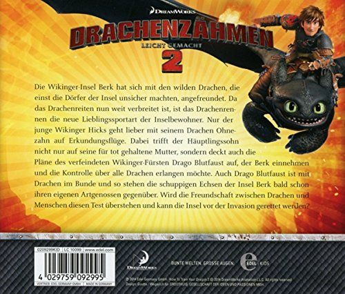 Produktbild: Drachenz&auml;hmen leicht gemacht - H&ouml;rspiel zum Film