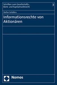 Produktbild: Informationsrechte von Aktion&auml;ren