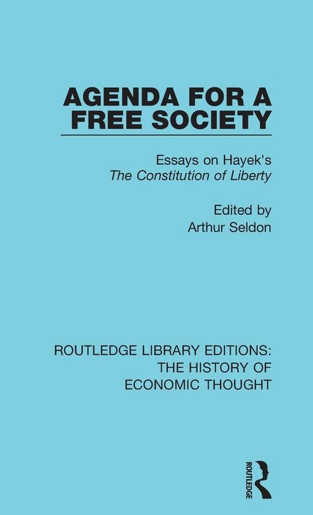 Produktbild: Agenda for a Free Society