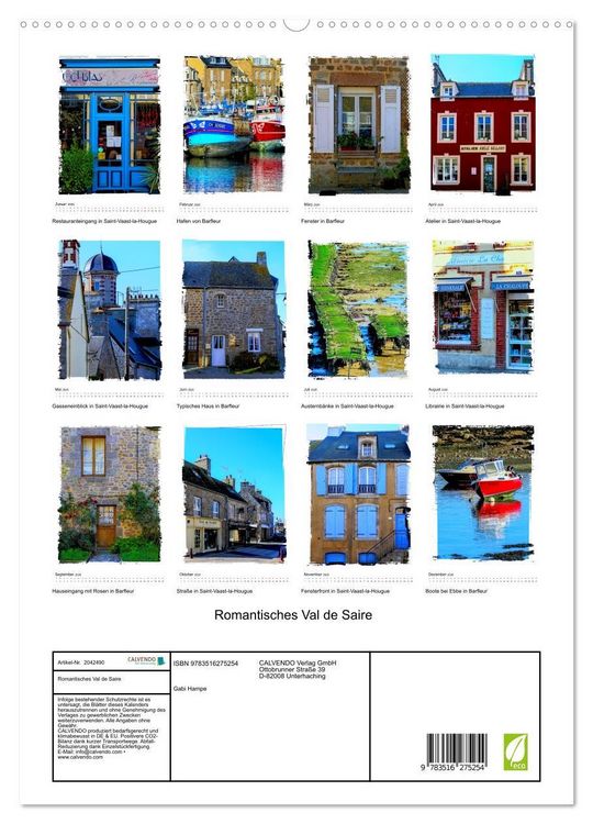 Produktbild: Romantisches Val de Saire (hochwertiger Premium Wandkalender 2026 DIN A2 hoch), Kunstdruck in Hochglanz