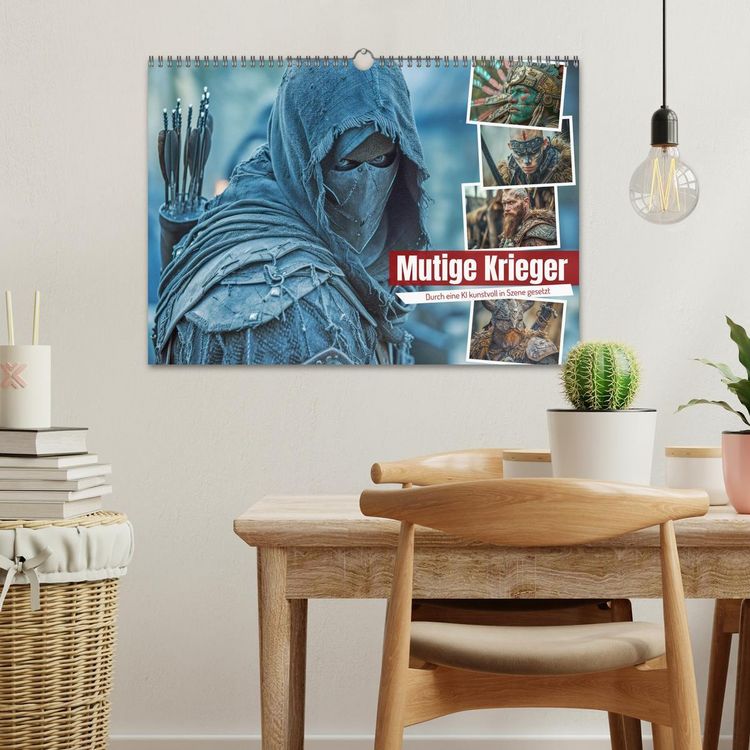Produktbild: Mutige Krieger (Wandkalender 2026 DIN A3 quer), CALVENDO Monatskalender