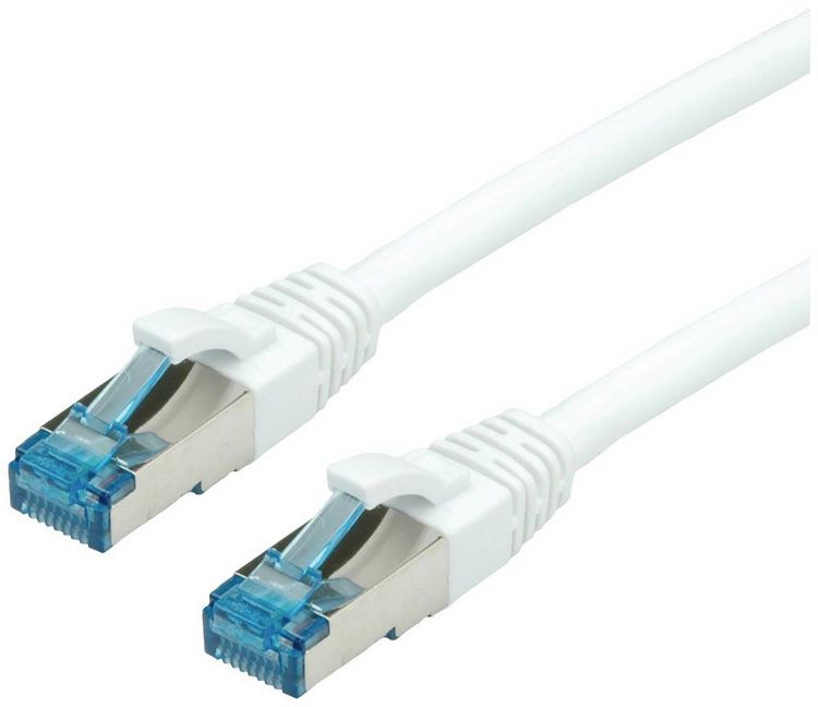 Produktbild: Value 21.99.1979 RJ45 Patchkabel CAT 6a S/FTP 20.00m Wei&szlig; 1St.