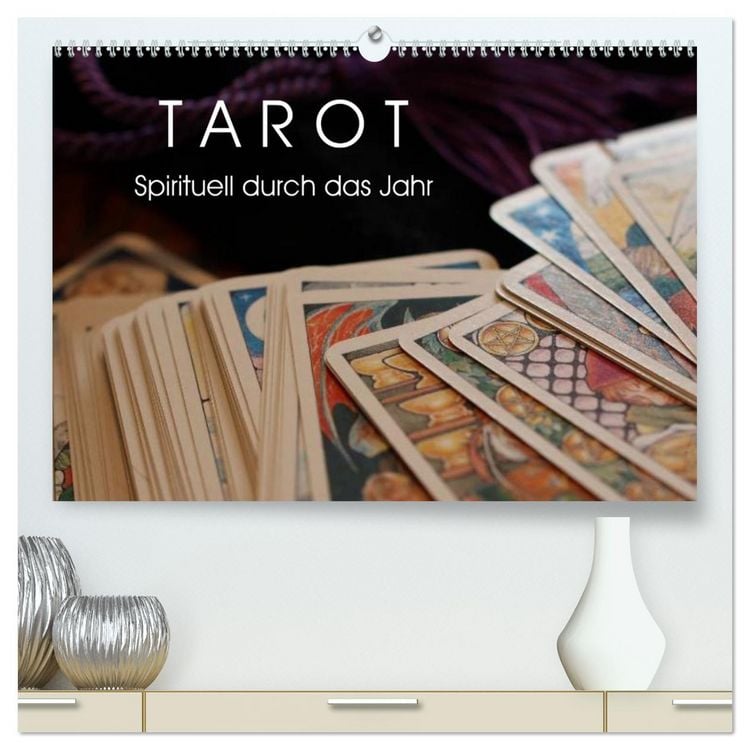 Produktbild: Tarot. Spirituell durch das Jahr (hochwertiger Premium Wandkalender 2026 DIN A2 quer), Kunstdruck in Hochglanz