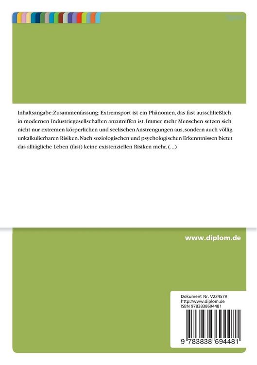 Produktbild: Extremsport und Geschlecht