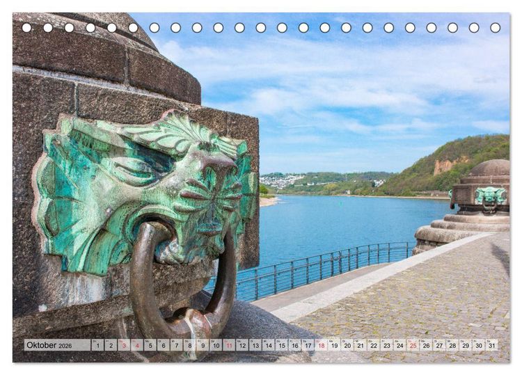 Produktbild: Koblenz Impressionen (Tischkalender 2026 DIN A5 quer), CALVENDO Monatskalender