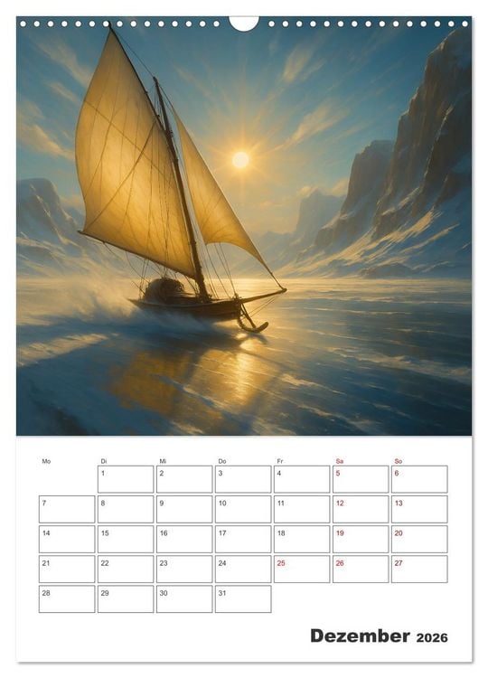 Produktbild: Im Reich des Windes (Wandkalender 2026 DIN A3 hoch), CALVENDO Monatskalender