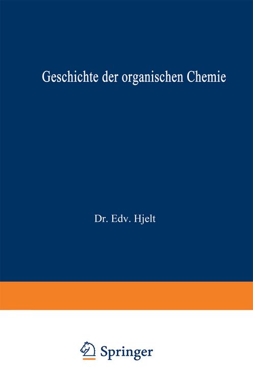 Produktbild: Geschichte der Organischen Chemie
