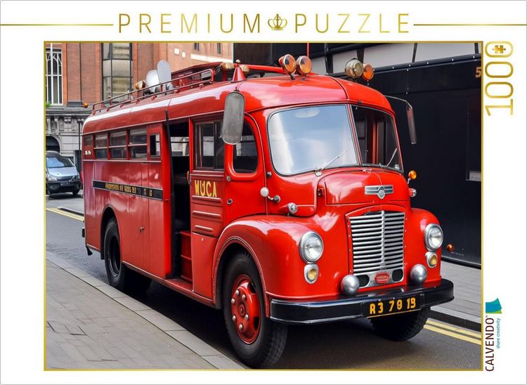 Produktbild: CALVENDO Puzzle L&ouml;schfahrzeug FW-DM-KI 03 | 1000 Teile Lege-Gr&ouml;&szlig;e 64x48cm Foto-Puzzle f&uuml;r gl&uuml;ckliche Stunden