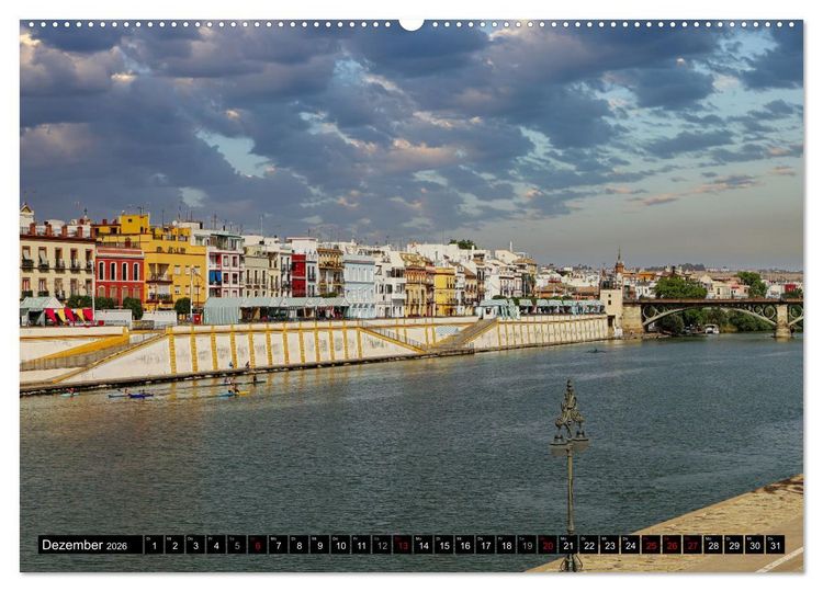Produktbild: Sevilla - Traumziel in Andalusien (hochwertiger Premium Wandkalender 2026 DIN A2 quer), Kunstdruck in Hochglanz