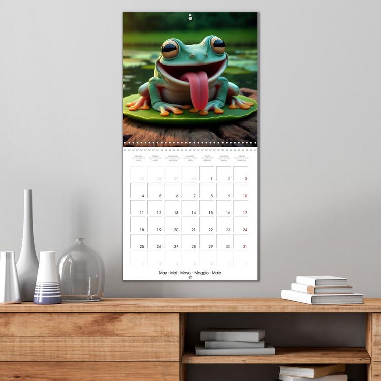 Produktbild: Joie animale - Une ann&eacute;e de sourires et d'&eacute;nergie positive (Calendrier mural carr&eacute; 2026 30x30 cm) Calendrier double avec une page pour vos prises de notes