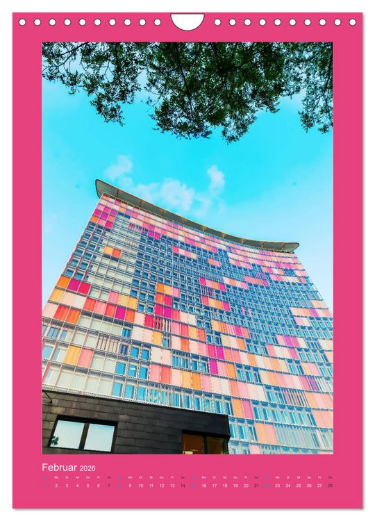 Produktbild: High-Tech-Architektur (Wandkalender 2026 DIN A4 hoch), CALVENDO Monatskalender