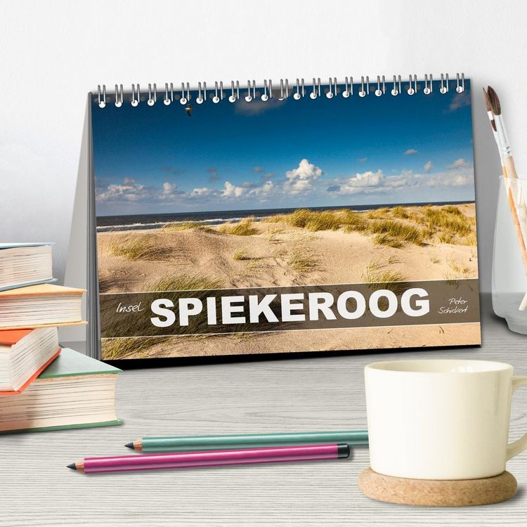 Produktbild: Insel Spiekeroog (Tischkalender 2026 DIN A5 quer), CALVENDO Monatskalender