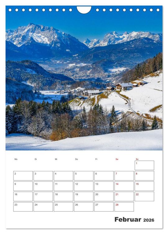 Produktbild: Oberbayerische Alpen (Wandkalender 2026 DIN A4 hoch), CALVENDO Monatskalender