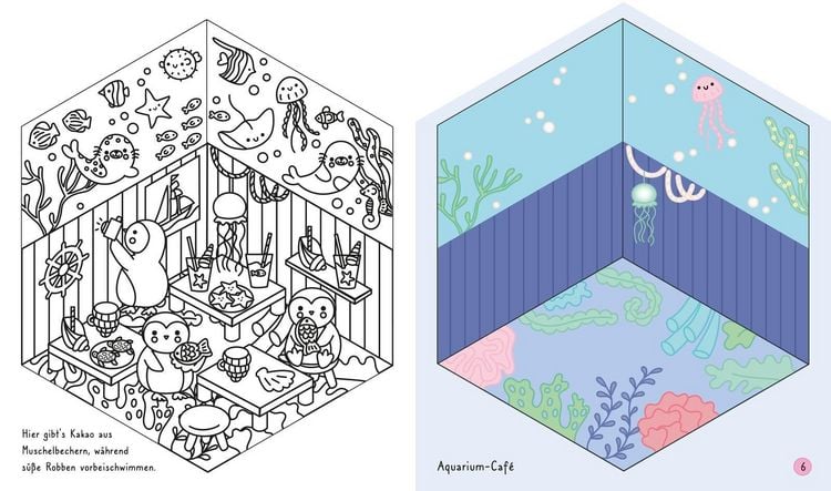 Produktbild: Mein s&uuml;&szlig;es Stickerhaus: Cozy Caf&eacute;s