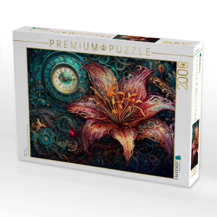 Produktbild: CALVENDO Puzzle Rote Lilie | 2000 Teile Lege-Gr&ouml;&szlig;e 90x67cm Foto-Puzzle f&uuml;r gl&uuml;ckliche Stunden