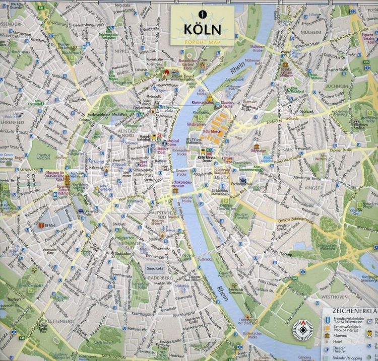 Produktbild: K&ouml;ln Popout Map