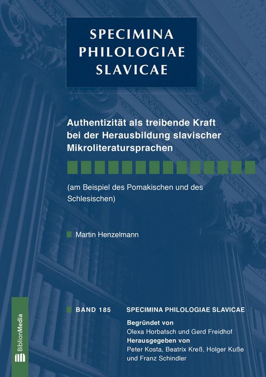 Produktbild: Authentizitaet als treibende Kraft bei der Herausbildung slavischer Mikroliteratursprachen