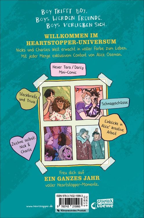 Produktbild: Heartstopper - Ein ganzes Jahr (Yearbook)