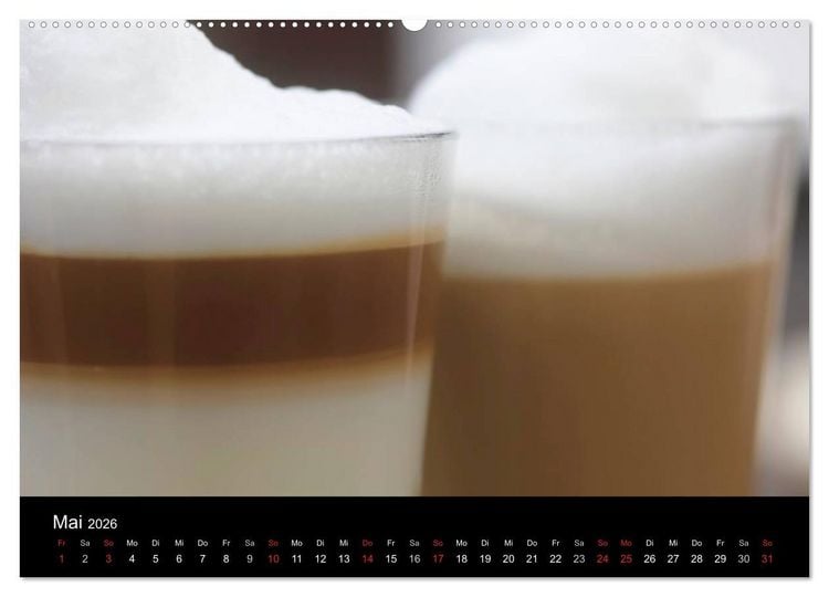 Produktbild: Kaffeezeit (hochwertiger Premium Wandkalender 2026 DIN A2 quer), Kunstdruck in Hochglanz