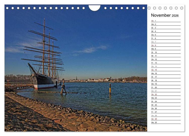 Produktbild: Ostseeheilbad Travem&uuml;nde - Die sch&ouml;nste Tochter L&uuml;becks (Wandkalender 2026 DIN A4 quer), CALVENDO Monatskalender
