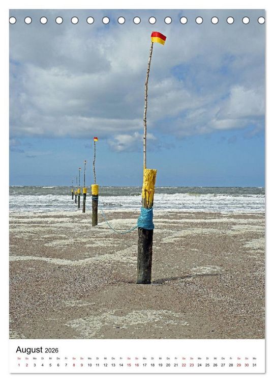 Produktbild: Norderney - Inselliebe (Tischkalender 2026 DIN A5 hoch), CALVENDO Monatskalender