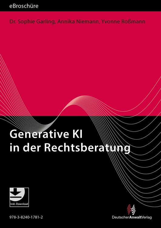 Produktbild: Generative KI in der Rechtsberatung - eBrosch&uuml;re (PDF)