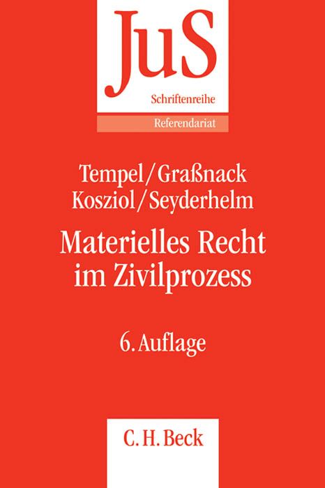 Produktbild: Materielles Recht im Zivilprozess