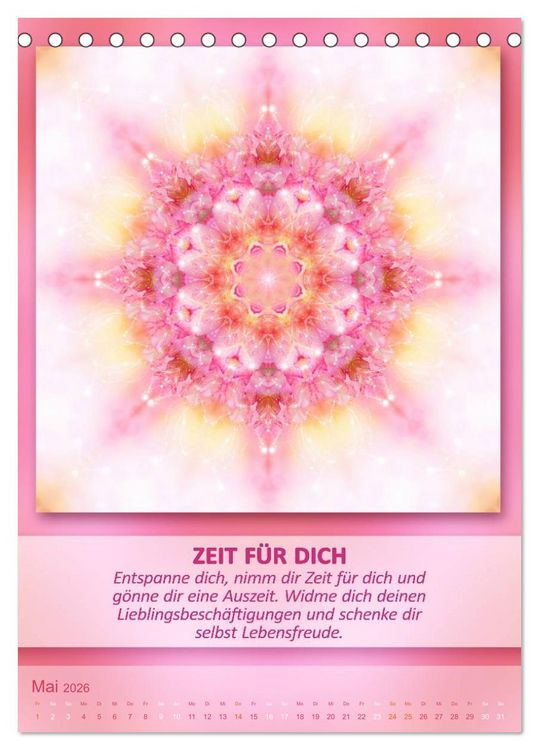 Produktbild: Light Energy Mandalas - Kalender - Vol. 2 (Tischkalender 2026 DIN A5 hoch), CALVENDO Monatskalender